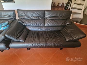 Divano Alanda in pelle di Paolo Piva per B&B Itali