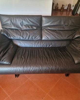 Divano Alanda in pelle di Paolo Piva per B&B Itali