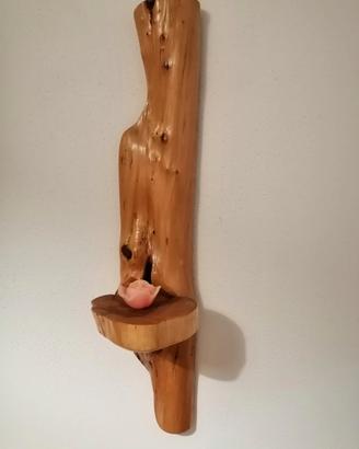 mensola in legno di ginepro 