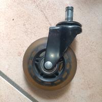 Ruote per sedia ufficio - 5 pezzi