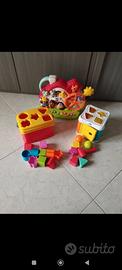 3 giochi,Fattoria Chicco,cubo forme chicco+omaggio