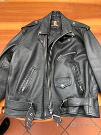 Giacca chiodo in pelle Ashy 1978 “biker/rock”