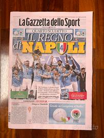 La Gazzetta dello Sport Scudetto Napoli 2025