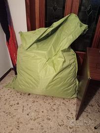 Sacco pouf, cuscino grande