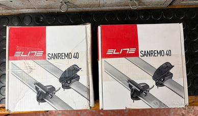 Coppia Elite Sanremo 40 portabici+adattatori PP