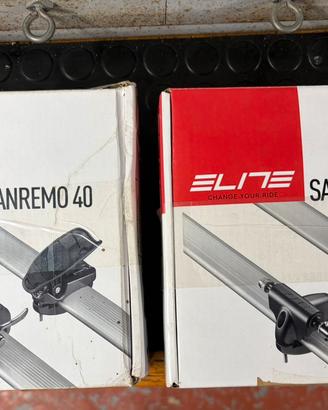 Coppia Elite Sanremo 40 portabici+adattatori PP