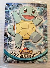 #07 SQUIRTLE Card Pokemon TV Animation - Topps