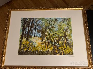 Litografia grande, firmata Michele Cascella