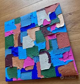 Quadro Materico 3D (Mosaico Cromatico 30X30)