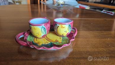 Set Caffè Ceramica Artigianale LA PERLA MAIORI
