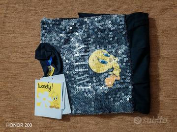 Maglia Lupetto Cotone “Titty” con Decorazione Bril