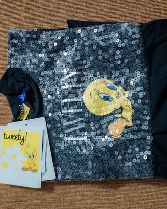 Maglia Lupetto Cotone “Titty” con Decorazione Bril