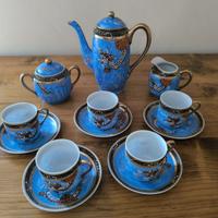 Servizio da caffè vintage in porcellana Satsuma