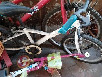 bici bianca bambino 
