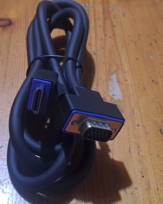 Cavo convertitore adattatore HDMI - VGA 1 metro