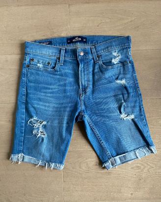 Shorts uomo jeans Hollister, taglia W30.