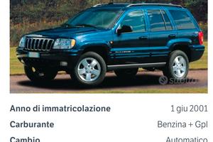 Jeep Grand Cherokee 4.7 V8 GPL + Ricambi (2 Auto) 