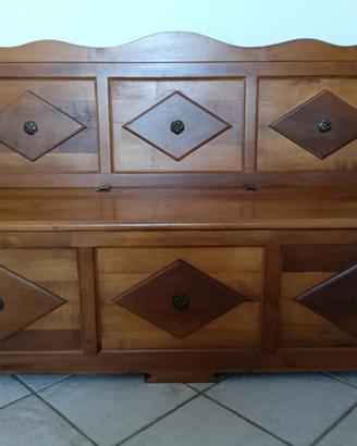 cassapanca legno massiccio