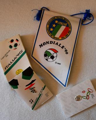 2 spille e gagliardetto italia '90