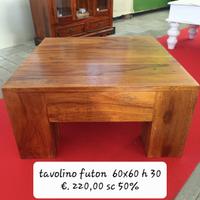 Tavolino in palissandro nuovo
