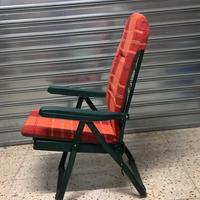 Sedia a sdraio plastica e metallo