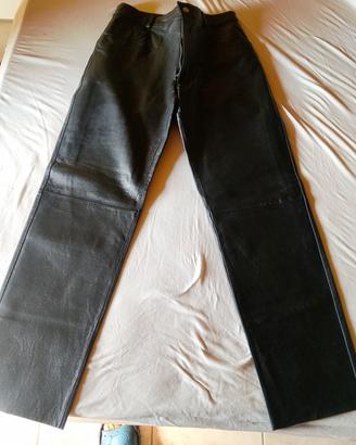 pantaloni in pelle 