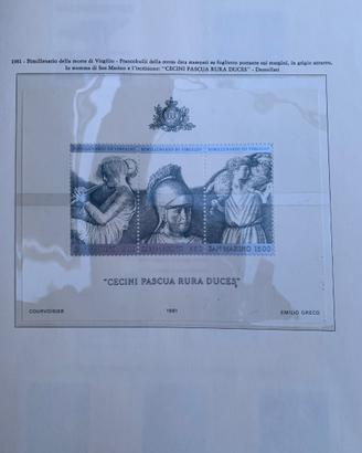ALBUM MARINI VATICANO PIÙ SAN MARINO