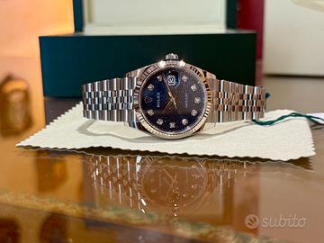 Rolex Datejust Anniversario Diamonds NUOVO-LEGGI👇🏻