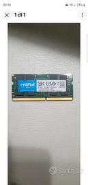 ram ddr4 16GB crucial nuova mai usata 