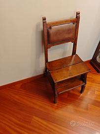 Scaletta / sedia in legno