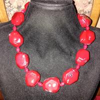 Bijoux Handmade. Collana Corallo Bambù 