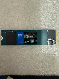 ssd m2 nvme  wester digital 256 gb