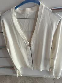 Cardigan bianco.