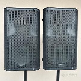 QSC k12 coppia casse attive professionali 1000W