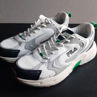 Sneaker Uomo 43 Fila scarpe bianco nero verde