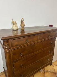 comodini,cassettiera e vetrina in arte povera 