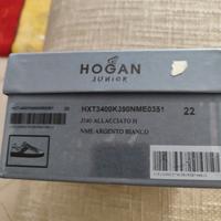 Hogan junior colore argento bianco 