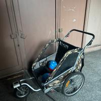 Carrozza, due posti, bambini