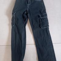 Cargo Bershka nero taglia 36