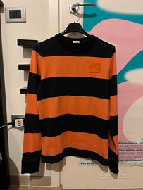 Felpa a righe Abercrombie & Fitch