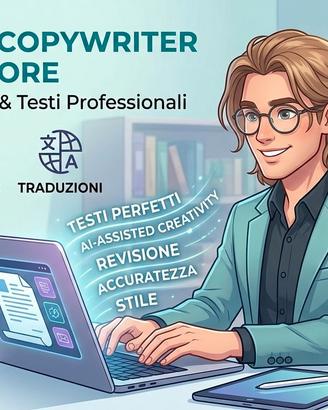 AI Editor, Content Writer, Copywriter Correzione b