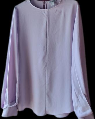 blusa color lilla H&M