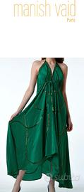 Abito Lungo  Manish Vaid Paris - Verde Smeraldo