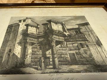 Vecchia incisione Palladio Vicenza