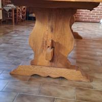 tavolo e panche legno massello