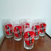 bicchieri coca cola vintage 