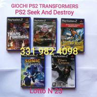 GIOCHI PS2 Transformers la vendetta del caduto 1