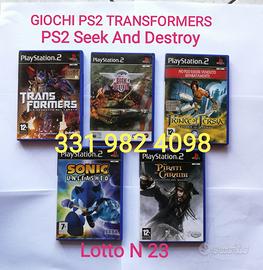 GIOCHI PS2 Transformers la vendetta del caduto 1