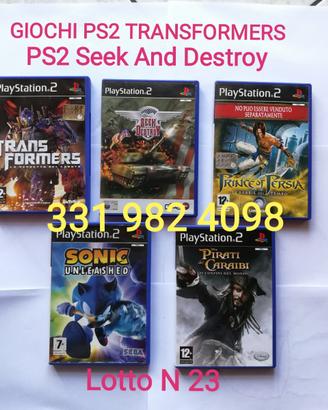 GIOCHI PS2 Transformers la vendetta del caduto 1