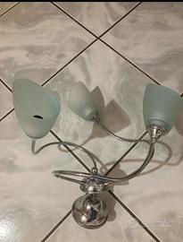Lampadario a tre luci